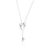 925 Sterling Silver Mouse Fantasyland Castle Key Necklace