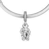 925 Silver Rabbit Pendant for Bracelet Charms