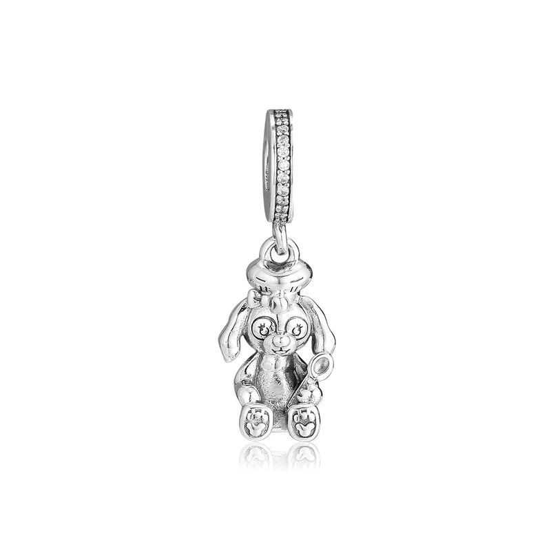 925 Silver Rabbit Pendant for Bracelet Charms
