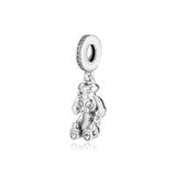 925 Silver Rabbit Pendant for Bracelet Charms