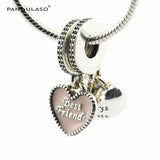 925 Sterling Silver Vertical Charm for European Bracelet & Necklace