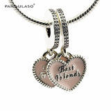 925 Sterling Silver Vertical Charm for European Bracelet & Necklace