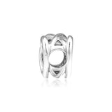 925 Sterling Silver Heart Charm Bead for Bracelet Daughter Necklace