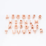 925 Sterling Silver Letter A-Z Beads for Bracelets&Bangles