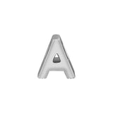 925 Silver Letter A Charm Bead for Bracelet Making