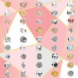 925 Silver Love & Arrow Surf Keeper Paw Pattern Birthday Cake Gift