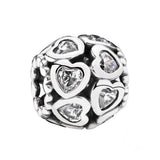 925 Silver Love & Arrow Surf Keeper Paw Pattern Birthday Cake Gift