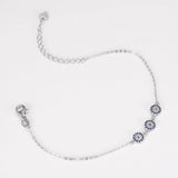 925 Silver Evil Eye Bracelet Women Hamsa Hand Fatima Turkey Jewelry