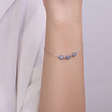 925 Silver Evil Eye Bracelet Women Hamsa Hand Fatima Turkey Jewelry