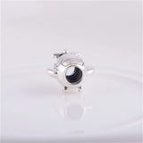 925 Sterling Silver Airplane Travel Charms for Europe Bracelet