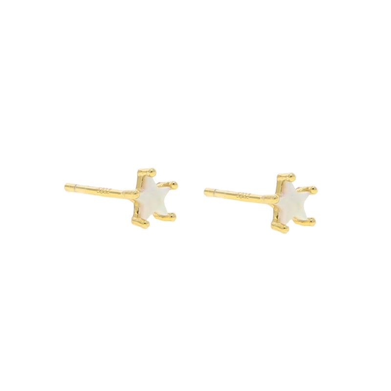 925 Silver Fire Opal Small Earring For Women - Delicate Jewelry