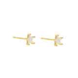 925 Silver Fire Opal Small Earring For Women - Delicate Jewelry
