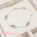 925 Silver LovePods Bracelet with Clear CZ, Women's Jewelry