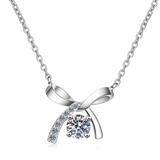 925 Silver Momulberry Stone Butterfly Necklace - Fine Jewelry