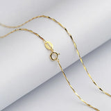 925 Sterling Silver Necklace Box Chain for Women 40cm/45cm