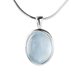 Moonstone Light Sterling Silver Necklace For Women