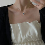 Moonstone Light Sterling Silver Necklace For Women