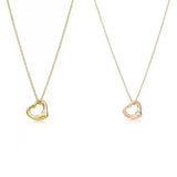 925 Sterling Silver Heart Necklace Pendant for Women