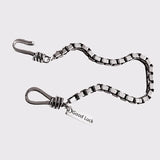 925 Silver Good Luck Letter Box Chain Bracelet Jewelry For Women