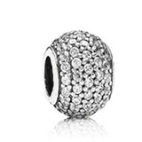 925 Sterling Silver Pendant Beads & Bracelet Display Necklace Jewelry