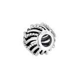 925 Silver Wishbone Charm Bead for Europe Bracelet DIY Jewelry