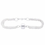 925 Sterling Silver Multi-Strand Bracelet for Women