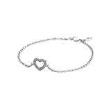 925 Silver Mom Bracelet with Four-leaf Clover & Infinity Symbol
