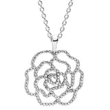 925 Silver Glitter Ice Butterfly Necklace for Charm DIY Jewelry