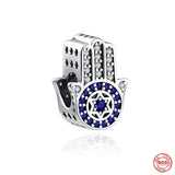 925 Silver Pharaoh's Eye Planet Pendant for Bracelet