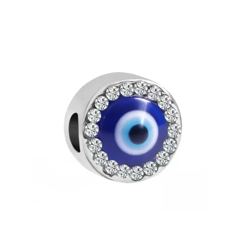 925 Silver Pharaoh's Eye Planet Pendant for Bracelet