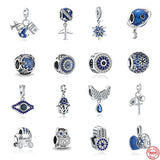 925 Silver Pharaoh's Eye Planet Pendant for Bracelet