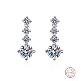 925 Sterling Silver Earrings Wedding Bridal Party Christmas Jewelry