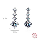 925 Sterling Silver Earrings Wedding Bridal Party Christmas Jewelry