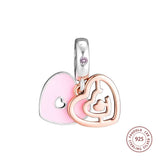 925 Sterling Silver Rose Path to Love Beads for Jewelry Making