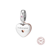 925 Sterling Silver Rose Path to Love Beads for Jewelry Making