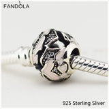 925 Sterling Silver Rose Charm for DIY Bracelets