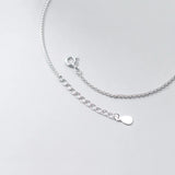 925 Silver Round Beads Anklets Bracelets Women's Foot Jewelry Chain