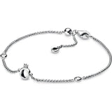 925 Silver Sparkle Slider Crown Tree Of Life Charm Bracelet