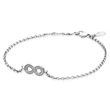 925 Silver Sparkle Slider Crown Tree Of Life Charm Bracelet