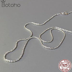 925 Silver Shinny Choker Necklace Italian Jewelry