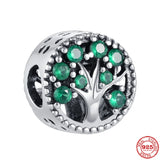 925 Silver Fish Heart Tree Doll Pendant Bead for Bracelet DIY