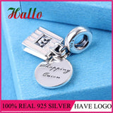 925 Sterling Silver Shopping Queen Dangle Charm for Bracelet
