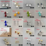 925 Sterling Silver Spainish Bear Stone Earrings For Women's Jewelry