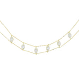 925 Silver CZ Wedding Choker Necklace