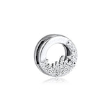 925 Silver Icicles Clip Charm Clear CZ for Reflexions Bracelet