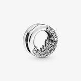 925 Silver Icicles Clip Charm Clear CZ for Reflexions Bracelet