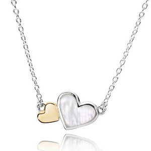 925 Silver Infinity Collier Pink Butterfly Loving Hearts Necklace