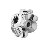 925 Silver Infinity Spacer Charm for Bracelet DIY Jewelry