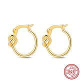 925 Silver Sparkling Heart Hoop Pearl Earrings Women's Jewelry