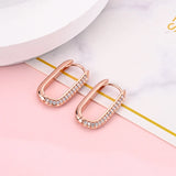 925 Sterling Silver Star Moon Hoop Earrings For Women